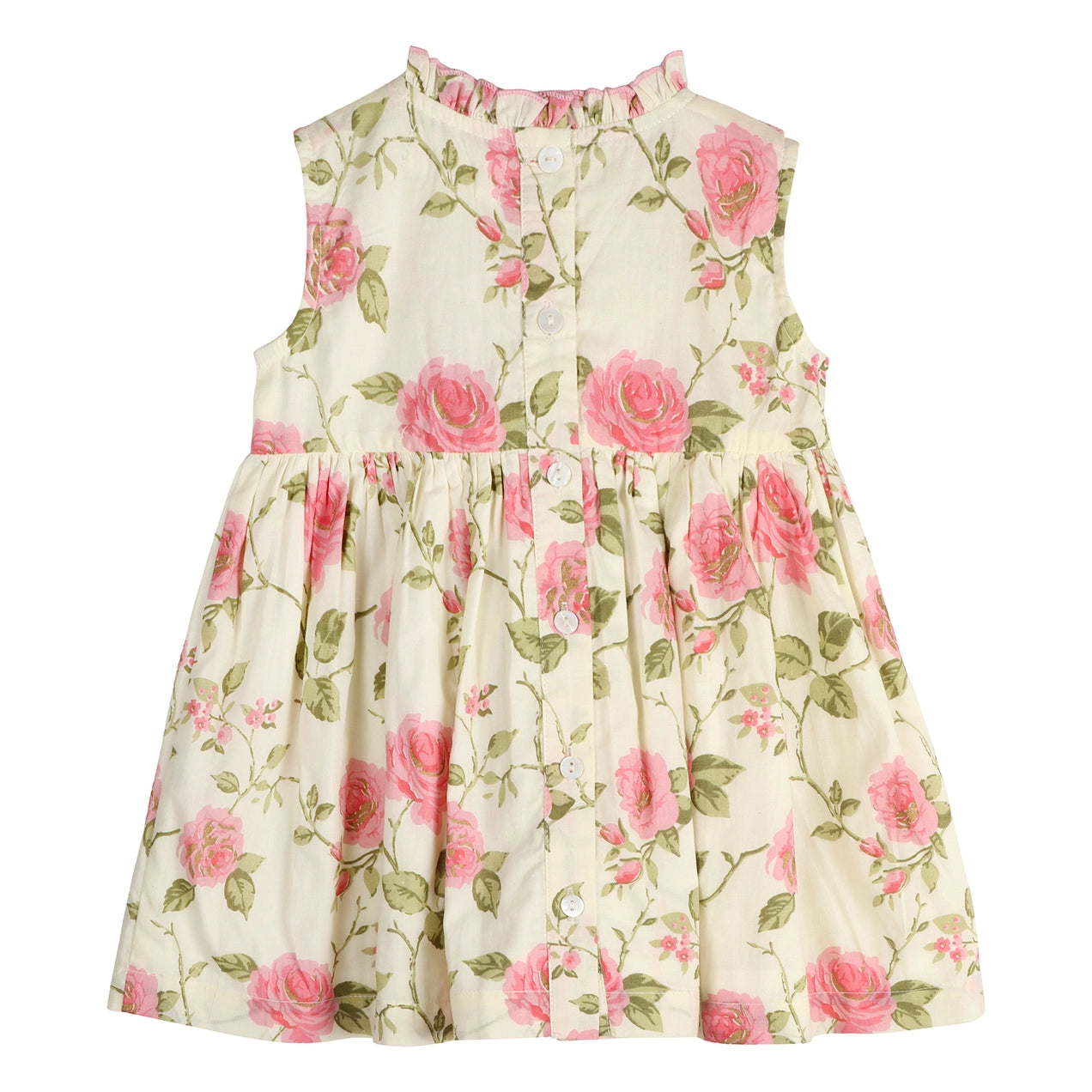 Ruffled Olivia Dress | English Rose Floral
