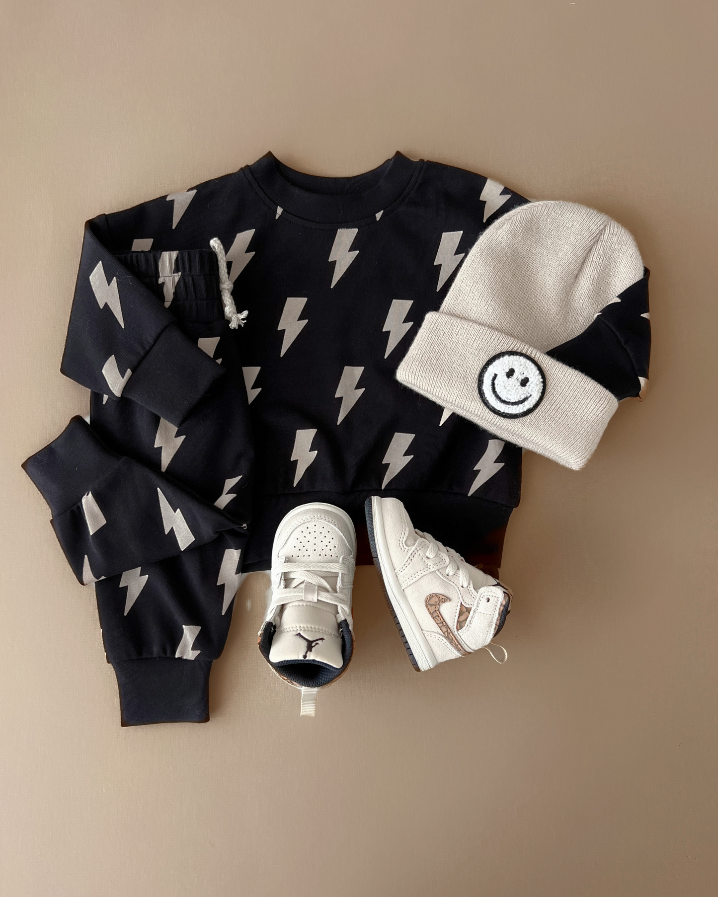 Jogger Set | Black Bolts